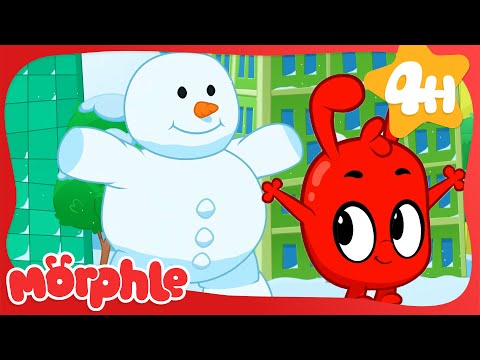 Morphle's Magic Snow Man! ☃️ | Morphle's Family | My Magic Pet Morphle | Kids Cartoons