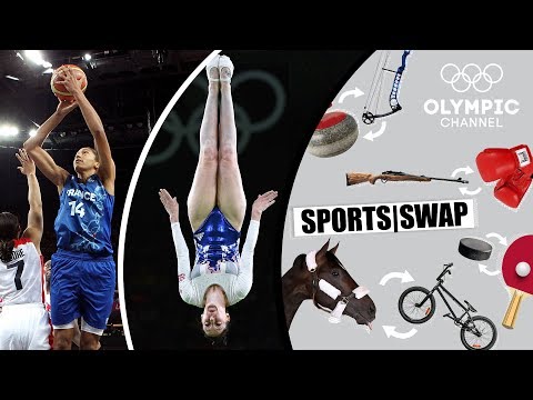 Basketball vs Trampoline Gymnastics - Can They Switch Sports?  | Sports Swap Challenge