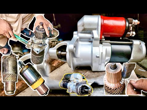 How Rewind Truck Starter Motor Body &amp; Armature | Have you Seen Complete Restoration like This Before