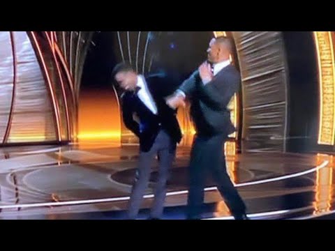 *UNCENSORED* Will Smith Smacks Chris Rock after Joke to wife. 