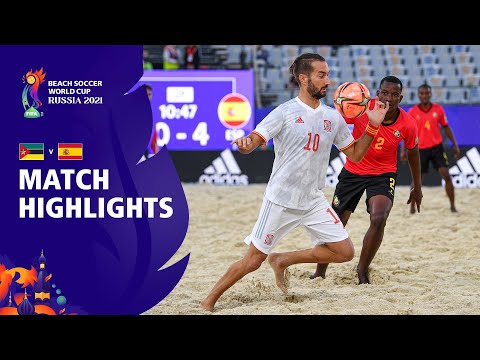 Mozambique v Spain | FIFA Beach Soccer World Cup 2021 | Match Highlights