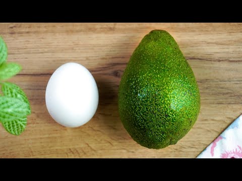 When you have 1 avocado and 2 eggs, make this delicious breakfast!