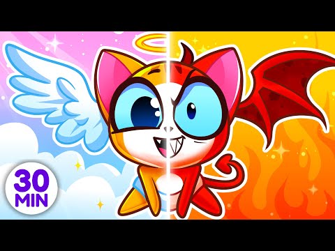 Angel or Demon Baby? Funny Kids Cartoons about Family, Siblings &amp; Good Habits | Purr-Purr Stories