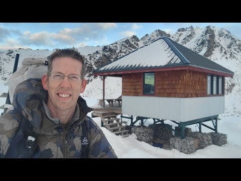 Winter Camping in Remote Survival Cabin