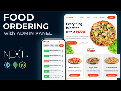 Build a Fullstack Food Ordering App with Next.js 14 (react.js, mongo, tailwind)