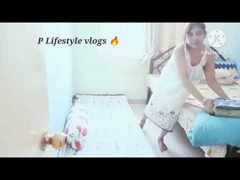 Bed cleaning vlog / Kam karte karte thag gayi main 😅🔥