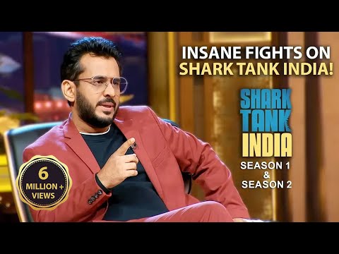 3 Insane Fights Of Sharks | Shark Tank India S01 &amp; S02 | Compilation