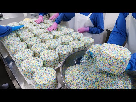 cake mass production! most satisfying cake making factory in Korea BEST 3 - korean street food