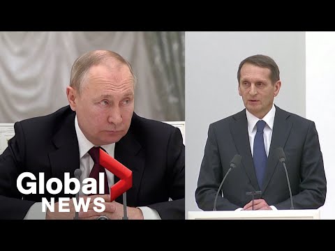 &quot;Tell me straight!&quot;: Putin berates own spy chief over recognition of Ukrainian breakaway regions