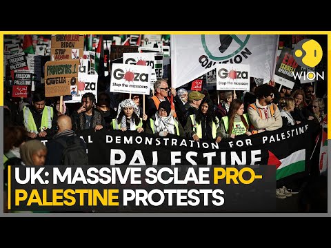 UK: Pro-Palestinian rally protesters demand ceasefire in Gaza | WION