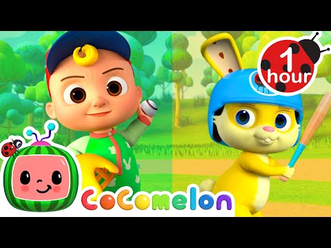 Take Me Out to the Colorful Ball Game | 1 Hour of CoComelon Animal Time