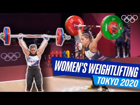 Close and EXCITING! Full women's 76 kg weightlifting Group B! 🏋🏼&zwj;♀️