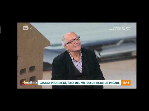 Il Presidente Rosario Trefiletti ospite  ad 1mattina RaI1-costi casa propriet&agrave;  e  mutui 2023 12 13