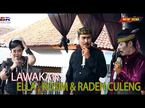 (Lawakan KOSIM &amp; ELLA Raden Culeng ) NEW XENA ( WEDDINGS GUNTUR &amp; ERNAWATI || MAJAKERTA 03 OKT 2023