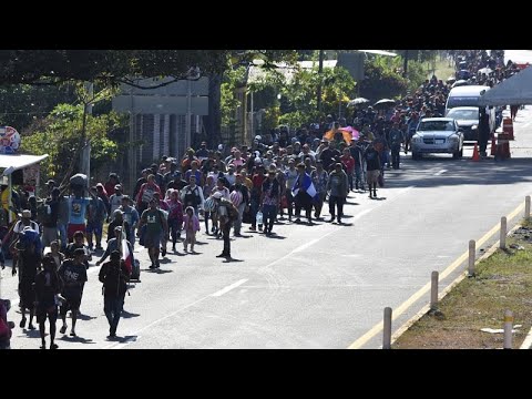 Mexique : la caravane de migrants progresse vers les &Eacute;tats-Unis