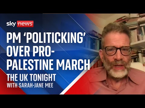 Gaza: PM 'politicking' over pro-Palestine march - organiser says