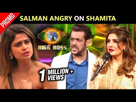 Salman Khan's Angry Reaction On Shamita | Raveena Shocked | Weekend Ka Vaar | Bigg Boss 15 Promo