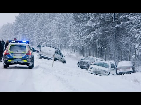 #8 Winter road driving in Sweden | Volvo Trucking in Sweden | Lastbil k&ouml;rning i Stockholm