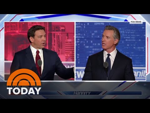 DeSantis and Newsom face off in unusual debate