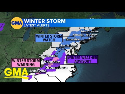 Winter storm on the move for parts of US