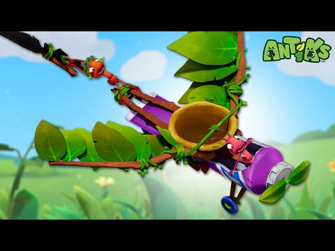 Flight Of The Ants | 🐛 Antiks &amp; Insectibles 🐜 | Funny Cartoons for Kids | Moonbug