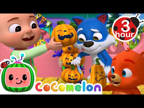 My Little Pumpkin Song + More | JJ's Animal Time | Cocomelon - Nursery Rhymes | Halloween Cartoons