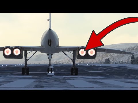 AFTERBURNER TAKEOFF and Landing by a Concorde | Flying it in Greenland