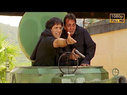 TARA-SITARA ने फिर गोली पैर में मार दी Ek Aur Ek Gyarah Movie Climax Comedy - Govinda &amp; Sanjay Datt