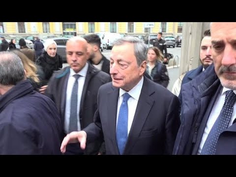 Milano, Mario Draghi incontra i top manager europei: &laquo;Qui per ascoltare&raquo;