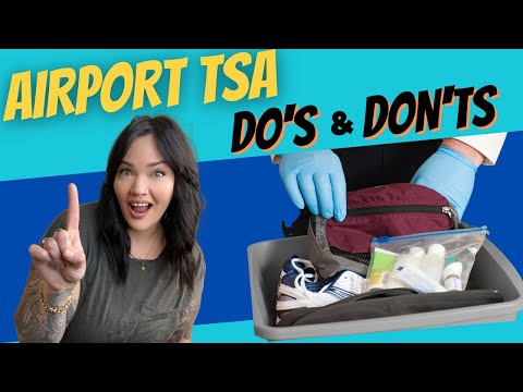 Do's and Don'ts of TSA Airport Security: 10 TSA tips on how to get through security quicker.