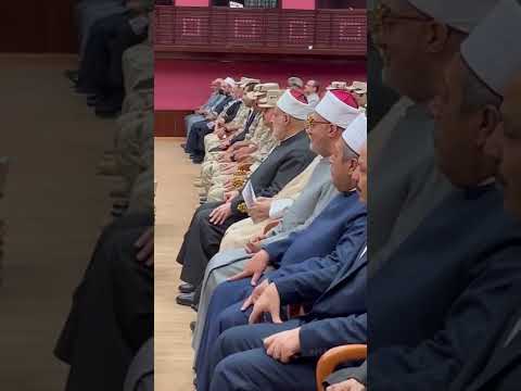 مولد الشيخ عبد الباسط من جديد في الأزهر | طفلا أبهر قيادات 