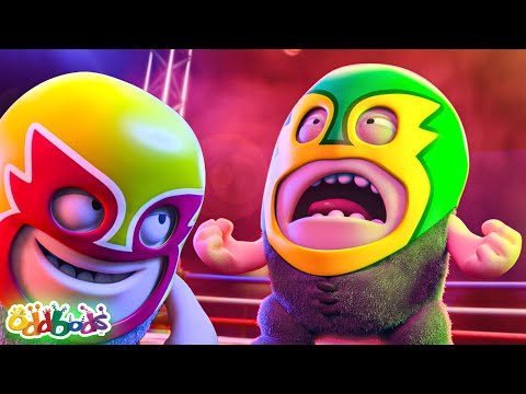 Wrestling Training | Oddbods - Sports &amp; Games Cartoons for Kids