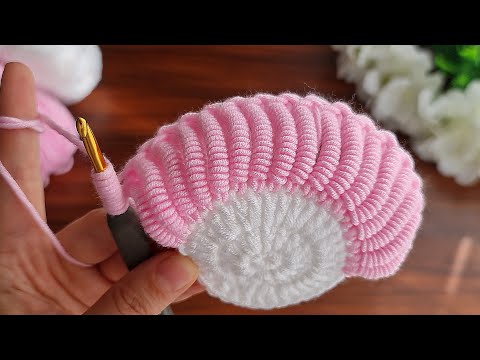 impresionante PATR&Oacute;N 3D&iexcl;El crochet m&aacute;s bonito que he tejido! Te ense&ntilde;o como hacerlo para iniciantes🧶