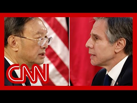 US-China meeting breaks into tense confrontation on camera