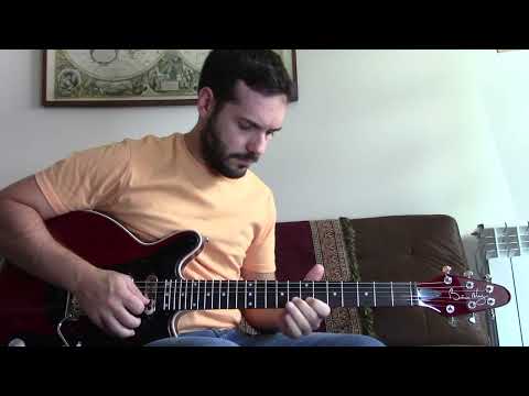 Queen. Dreamers Ball - Guitar Solo - Brian May Amplitube, Red Special Guitar