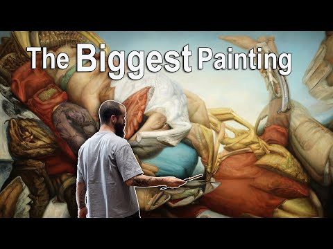 The Art of Reading Nature to Paint my Biggest Painting yet!