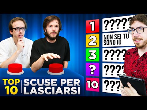 Scuse degli uomini per lasciare - TOP DIECI #7