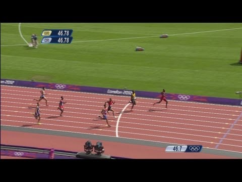 Athletics Men's 400m Hurdles Round 1  (6 Heats) - Full Replay -- London 2012 Olympic Games