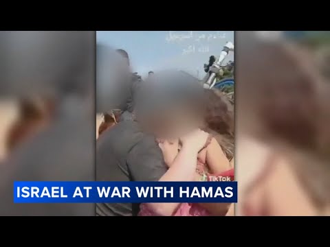 Man says video shows his wife, daughters taken hostage by Hamas