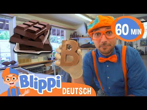 Blippi besucht eine Schokoladenfabrik | Blippi Deutsch | Abenteuer und Videos f&uuml;r Kinder