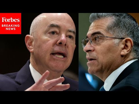 JUST IN: Mayorkas, Becerra Face Tough Grilling At Senate Appropriations Committee