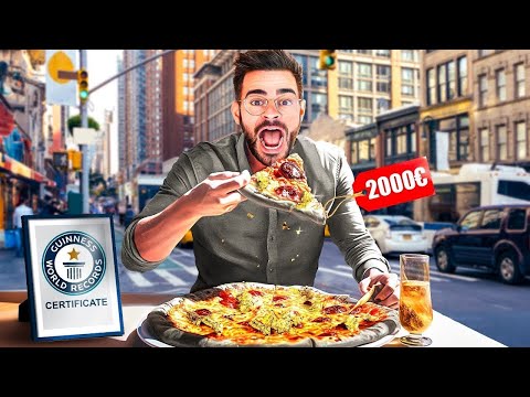 Je Mange La Pizza La Plus Ch&egrave;re Du Monde !