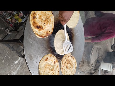 lachha paratha pili dal ke sath😋😍|| 