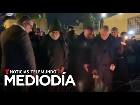 Celebran misa en la Iglesia de la Natividad de Bel&eacute;n | Noticias Telemundo