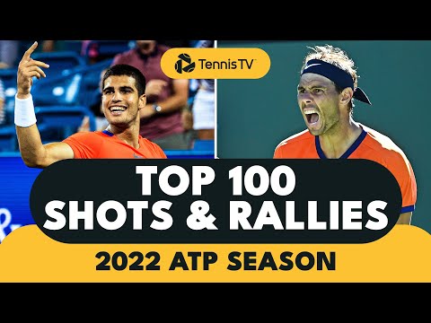 TOP 100 SHOTS &amp; RALLIES: 2022 ATP SEASON!