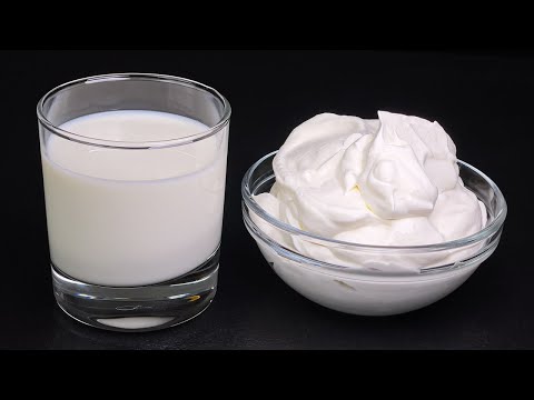 Turn 1 glass of milk into whipped cream! Homemade recipe in 10 minutes