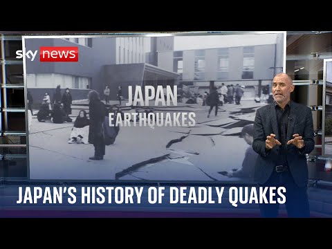 Japan's history of deadly earthquakes and tsunamis