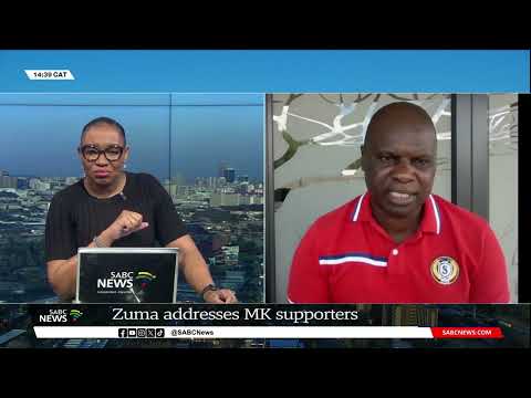 Zuma addressing MK Party supporters: Dr Levy Ndou