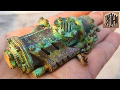 RESTORATION of Badly Rusted SteamPunk Oil LIGHTER