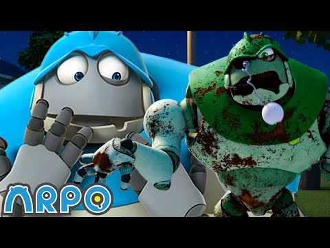 ZOMBIE ARPO vs NORMAL ARPO | ARPO the Robot | Funny Halloween Cartoons for Kids